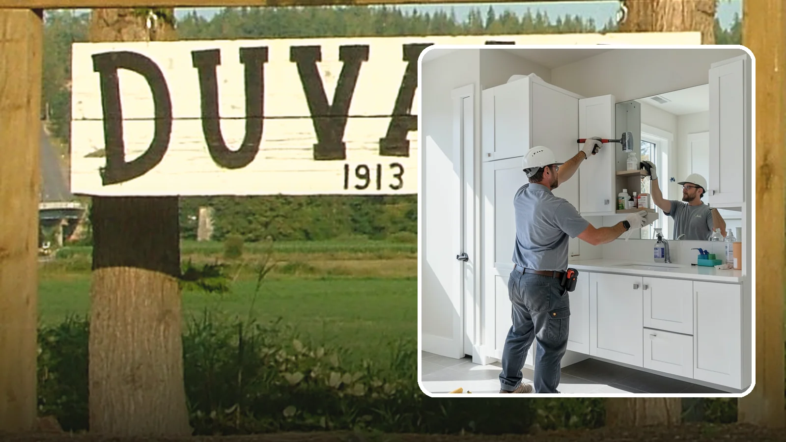 Medicine Cabinet Installation in Duvall, King County, WA - A medicine cabinet installation adds recessed or surface-mounted storage behind a mirrored door.