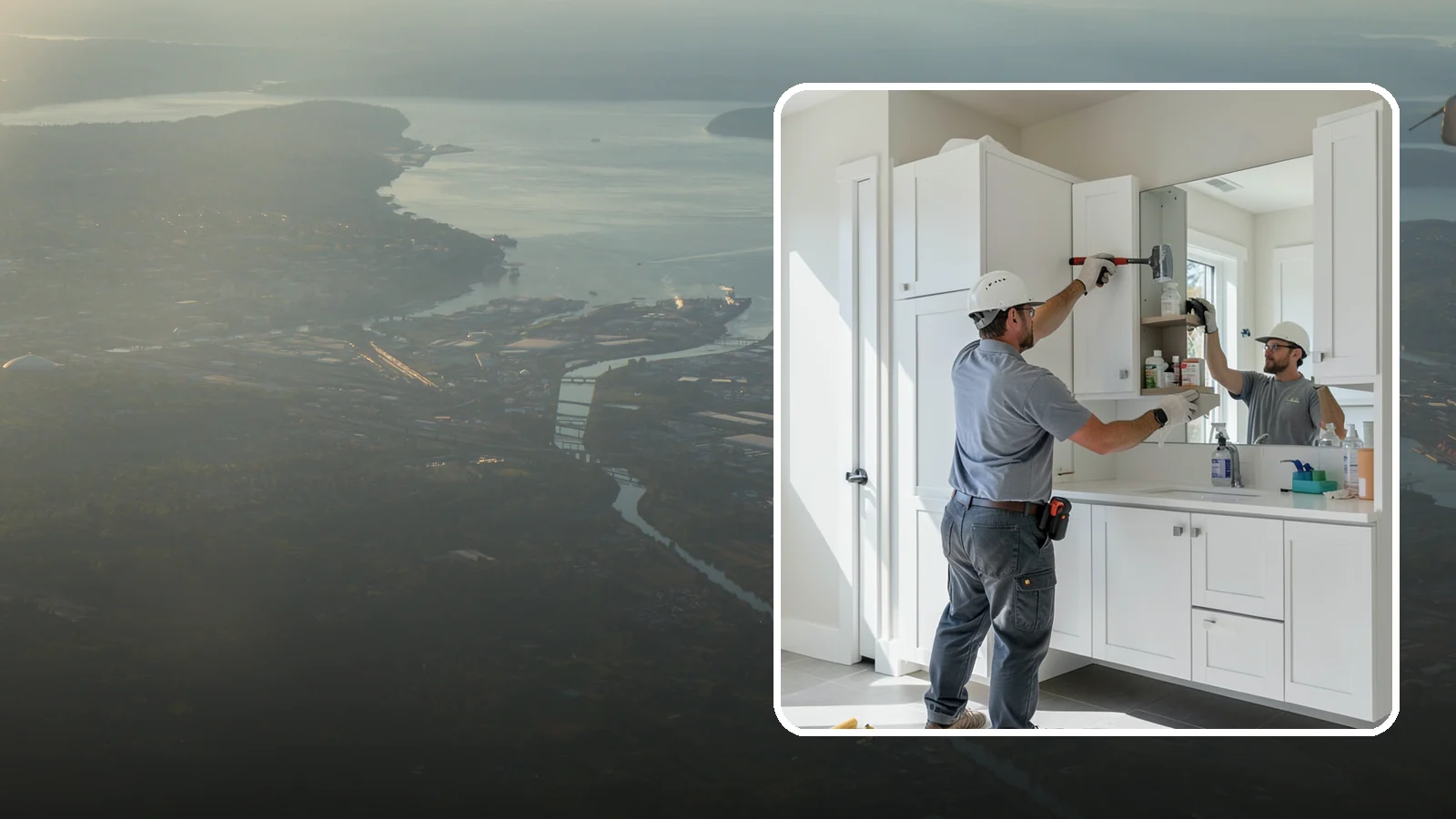 Medicine Cabinet Installation in Fife, Pierce County, WA - A medicine cabinet installation adds recessed or surface-mounted storage behind a mirrored door.