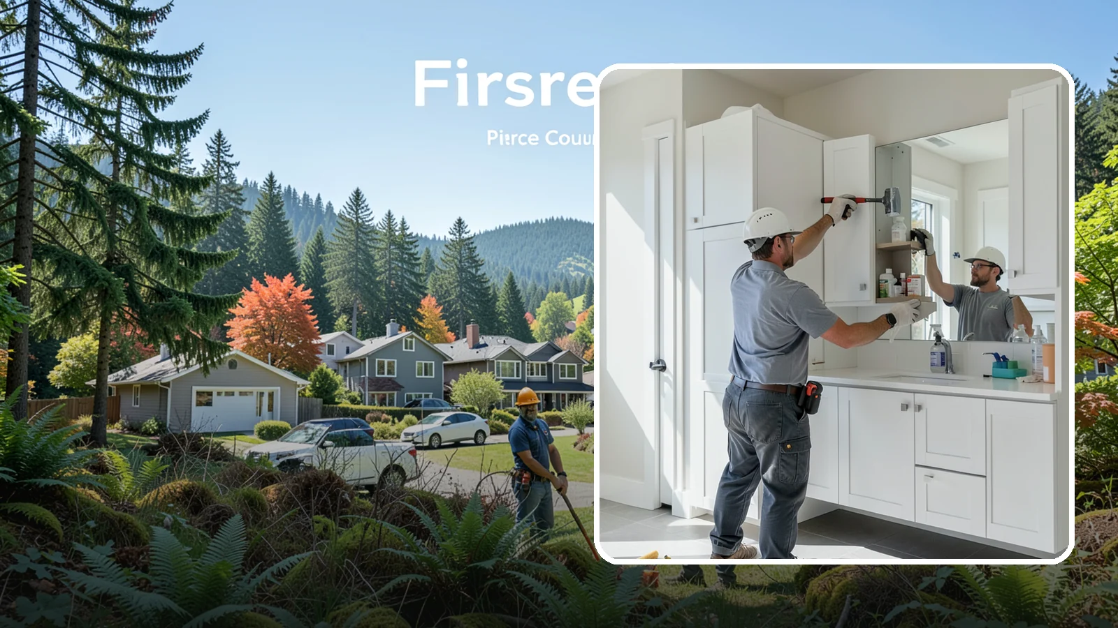 Medicine Cabinet Installation in Fircrest, Pierce County, WA - A medicine cabinet installation adds recessed or surface-mounted storage behind a mirrored door.