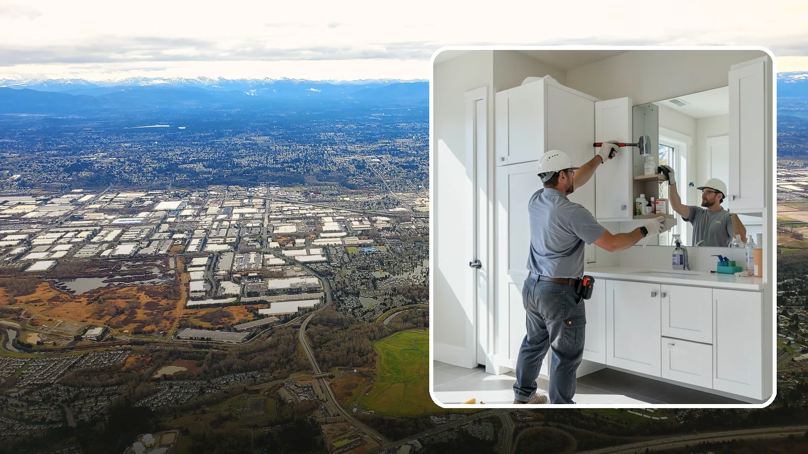 Medicine Cabinet Installation in Kent, King County, WA - A medicine cabinet installation adds recessed or surface-mounted storage behind a mirrored door.
