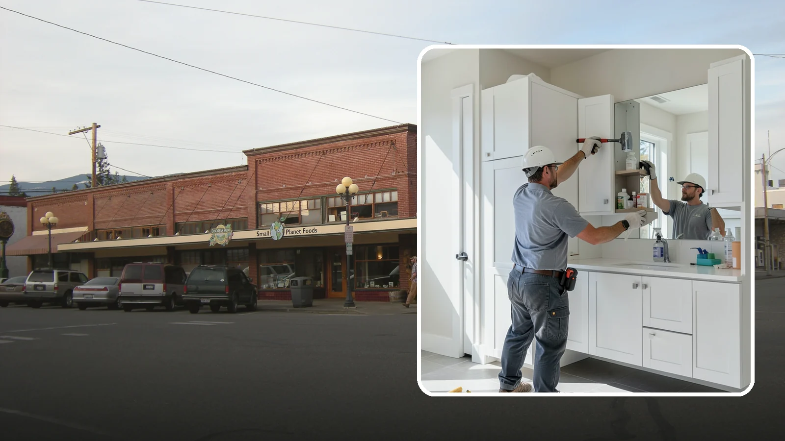 Medicine Cabinet Installation in Sedro-Woolley, Skagit County, WA - A medicine cabinet installation adds recessed or surface-mounted storage behind a mirrored door.