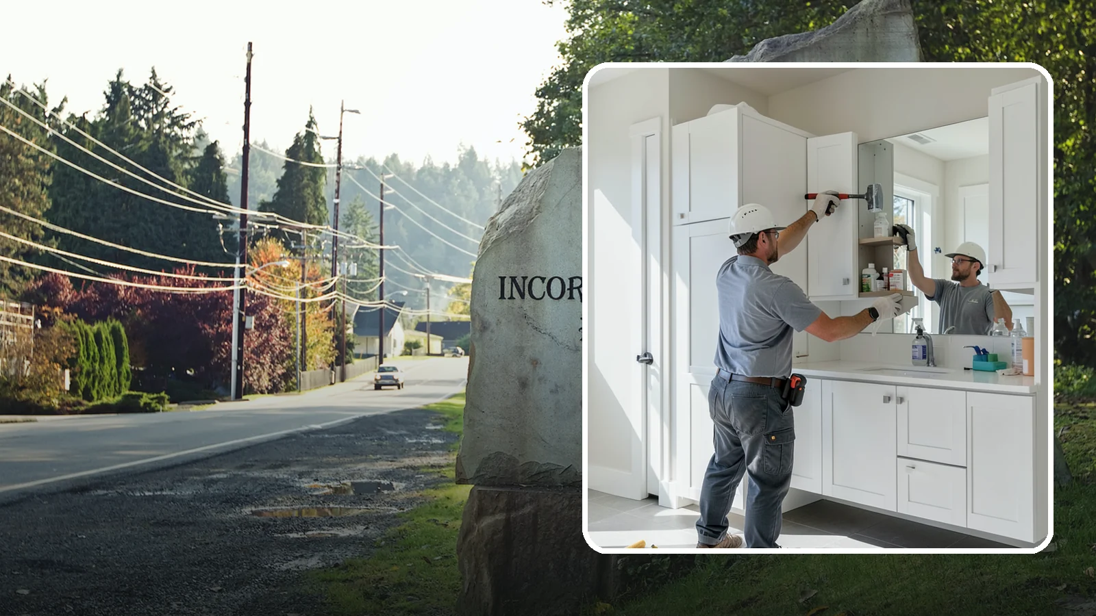 Medicine Cabinet Installation in Wilkeson, Pierce County, WA - A medicine cabinet installation adds recessed or surface-mounted storage behind a mirrored door.