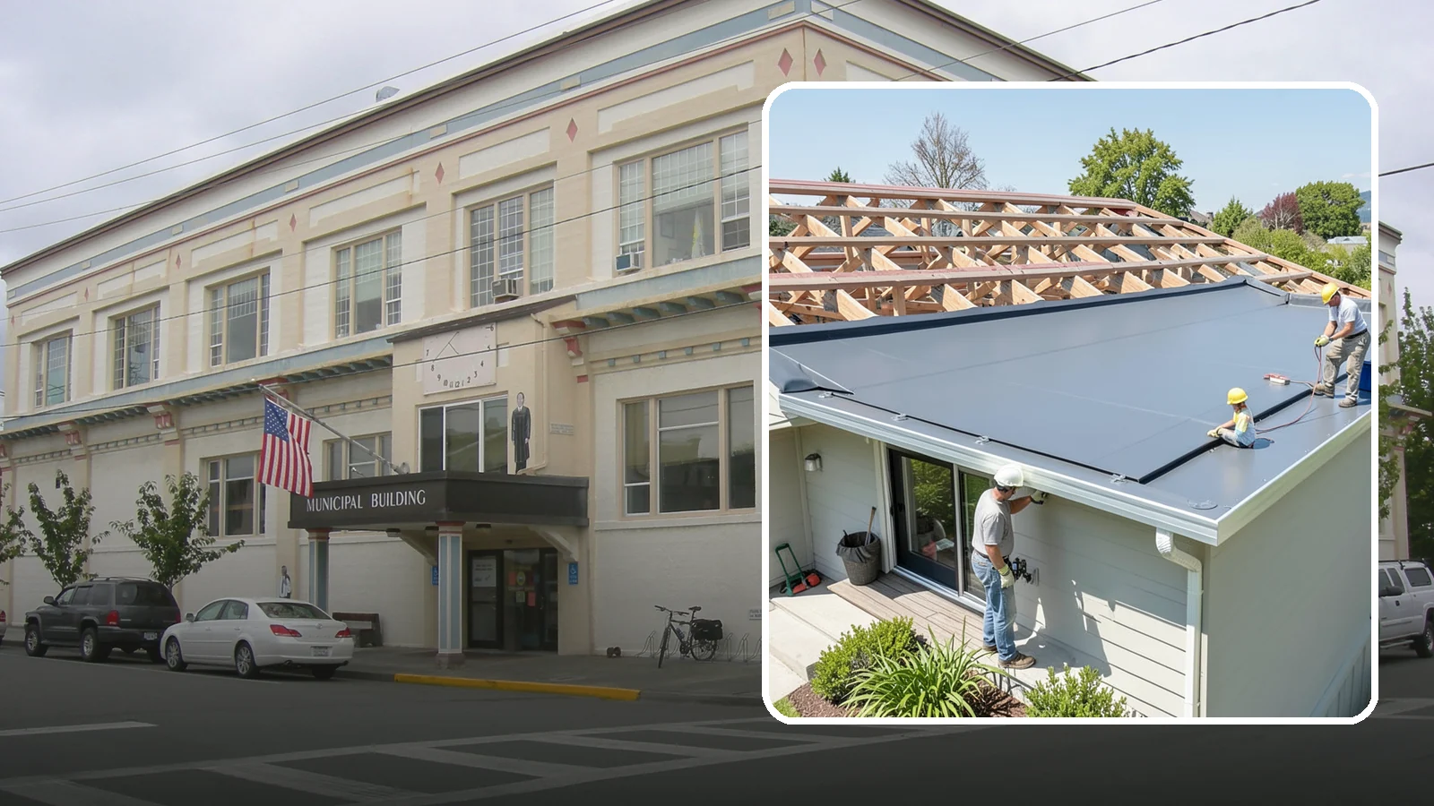 Membrane Roof Installation in Anacortes, Skagit County, WA - A seamless single-ply membrane roof engineered for watertight performance on flat and low-slope surfaces.