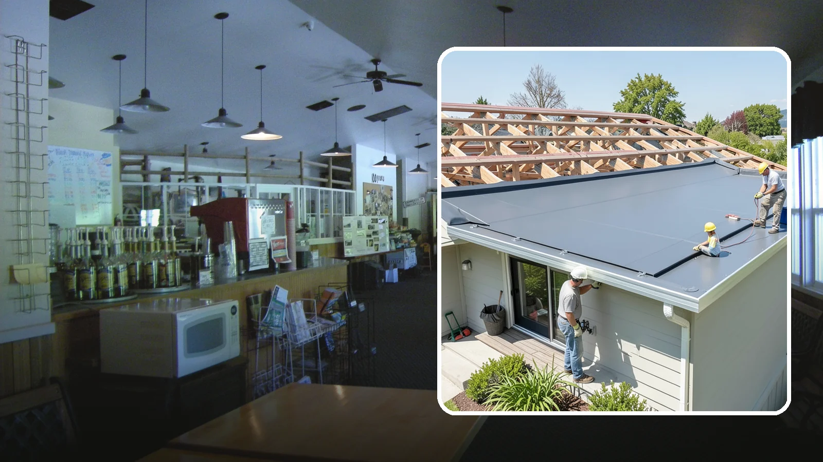 Membrane Roof Installation in Black Diamond, King County, WA - A seamless single-ply membrane roof engineered for watertight performance on flat and low-slope surfaces.