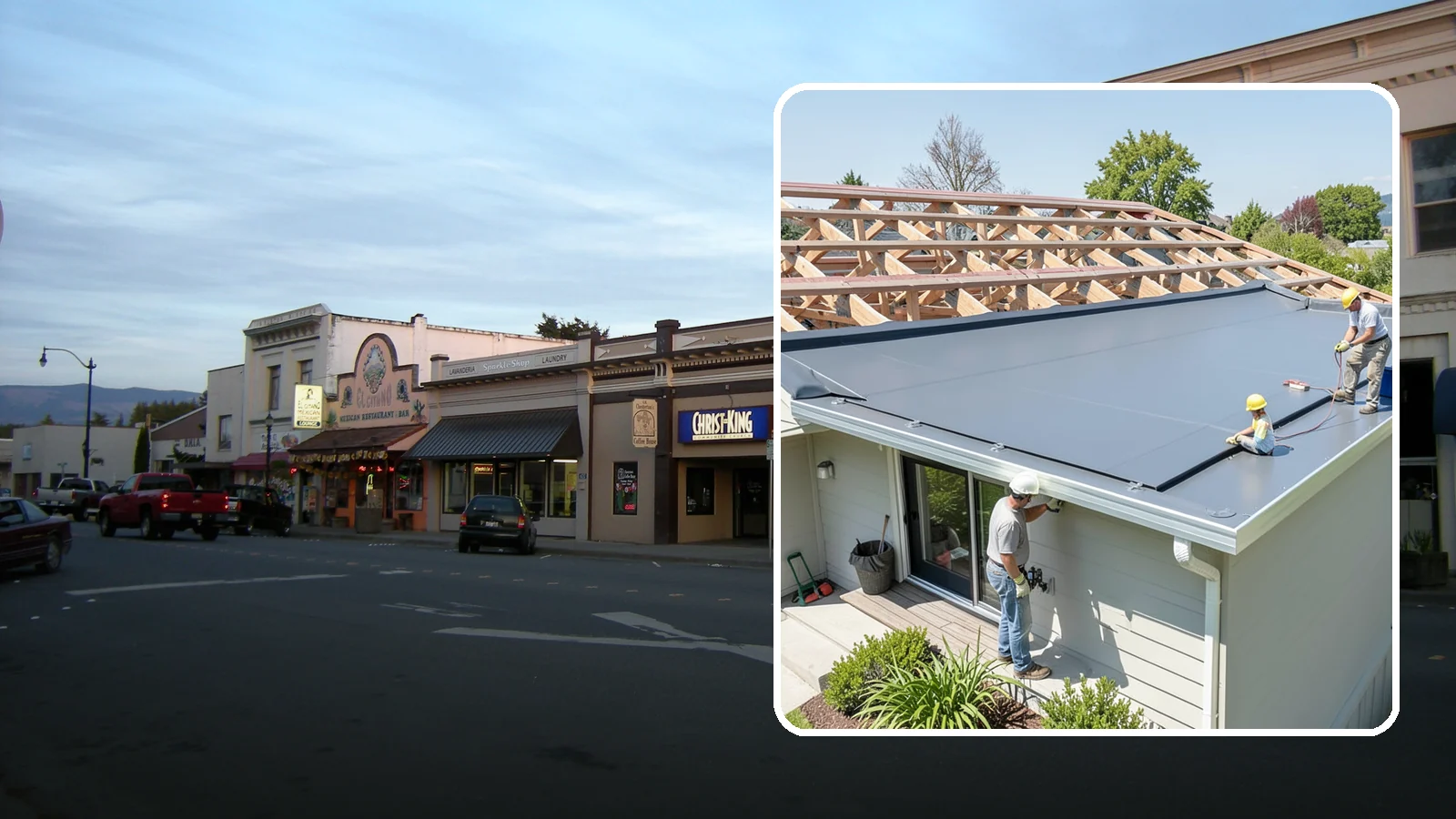 Membrane Roof Installation in Burlington, Skagit County, WA - A seamless single-ply membrane roof engineered for watertight performance on flat and low-slope surfaces.