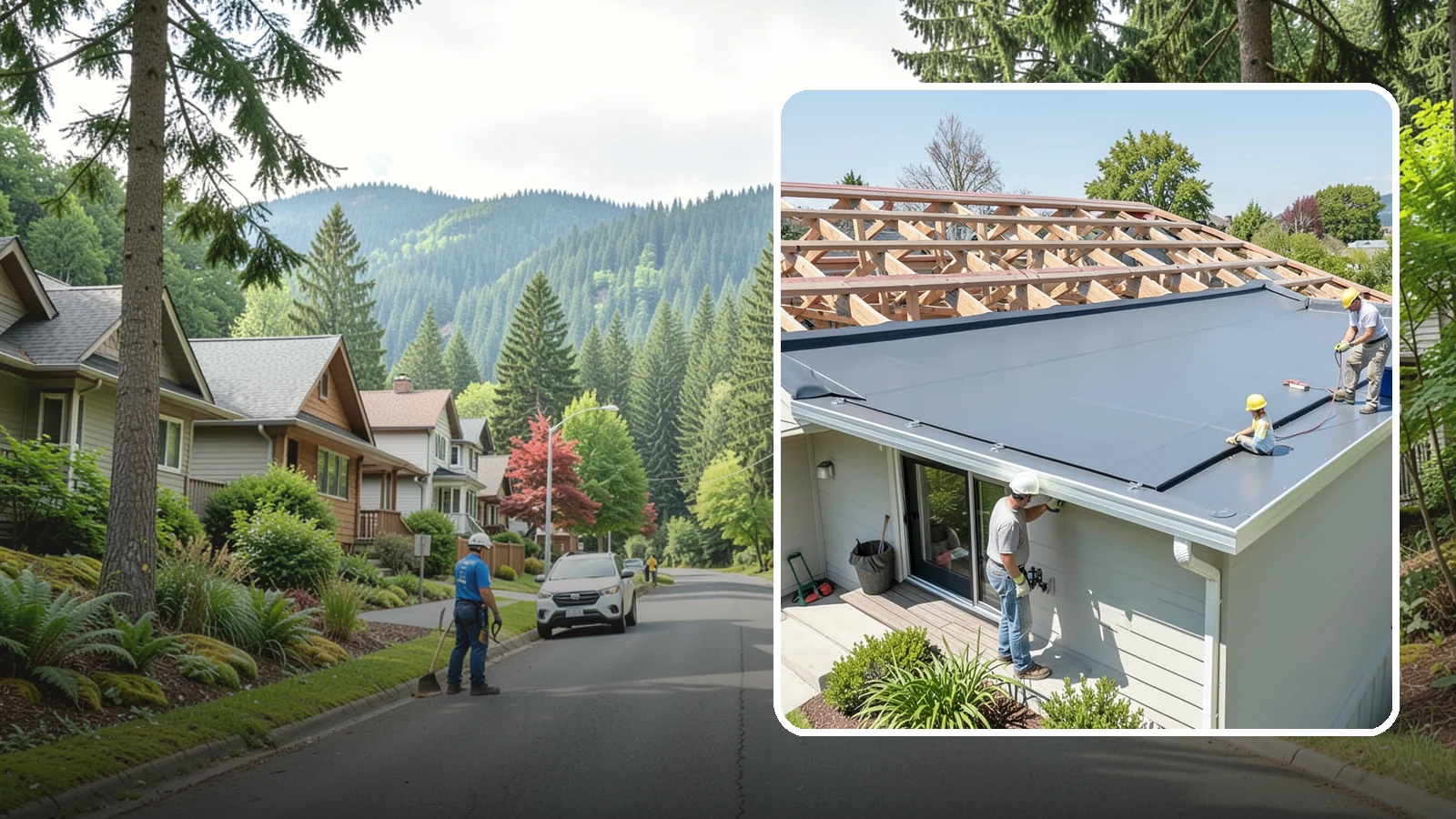 Membrane Roof Installation in Darrington, Snohomish County, WA - A seamless single-ply membrane roof engineered for watertight performance on flat and low-slope surfaces.