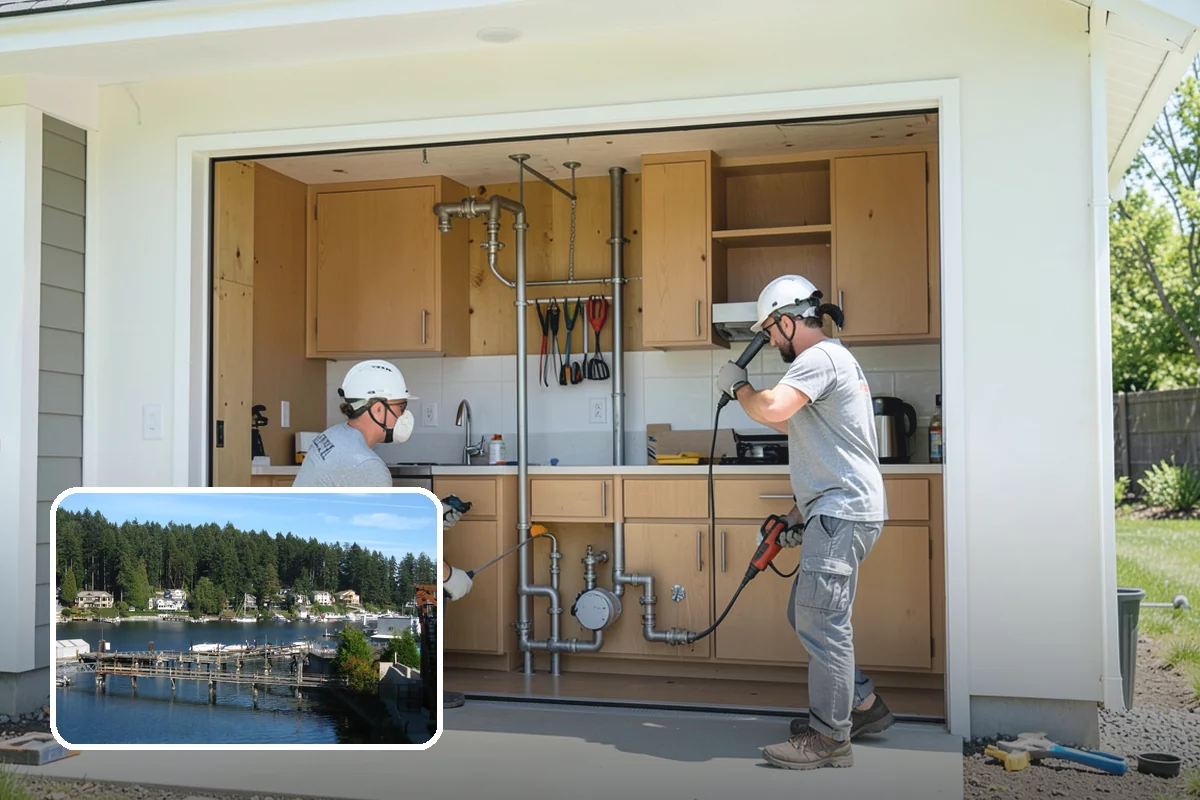 Membrane Roof Installation in Gig Harbor, Pierce County, WA - Seamless, heat-welded watertight surface