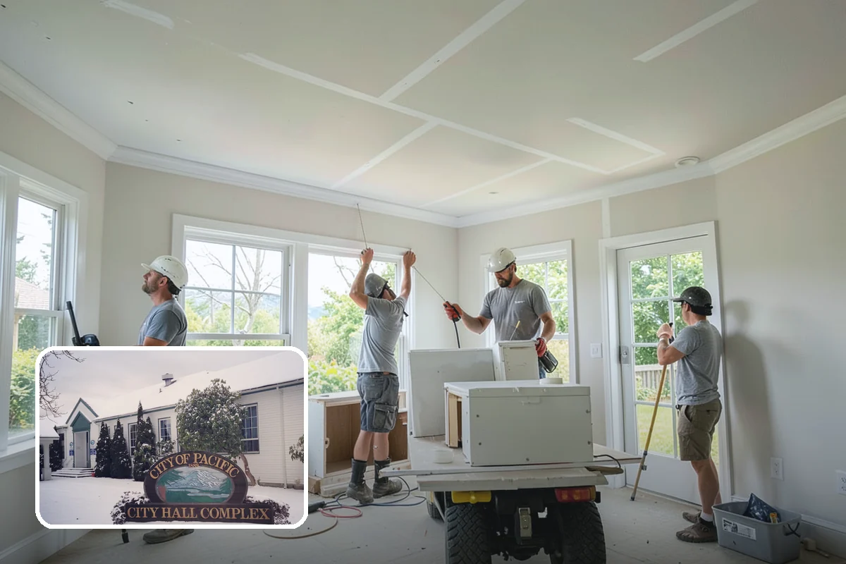 Membrane Roof Installation in Pacific, King County, WA - Seamless, heat-welded watertight surface