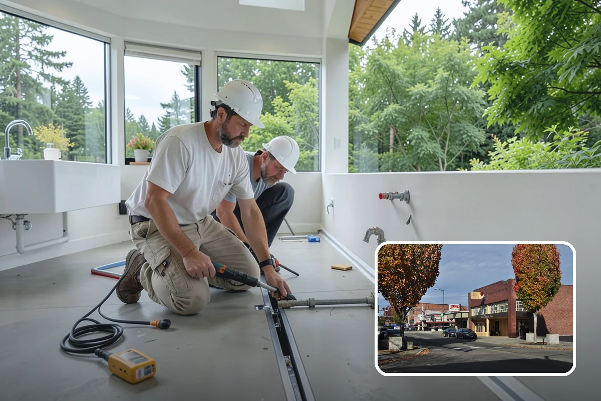 Membrane Roof Installation in Puyallup, Pierce County, WA - Seamless, heat-welded watertight surface
