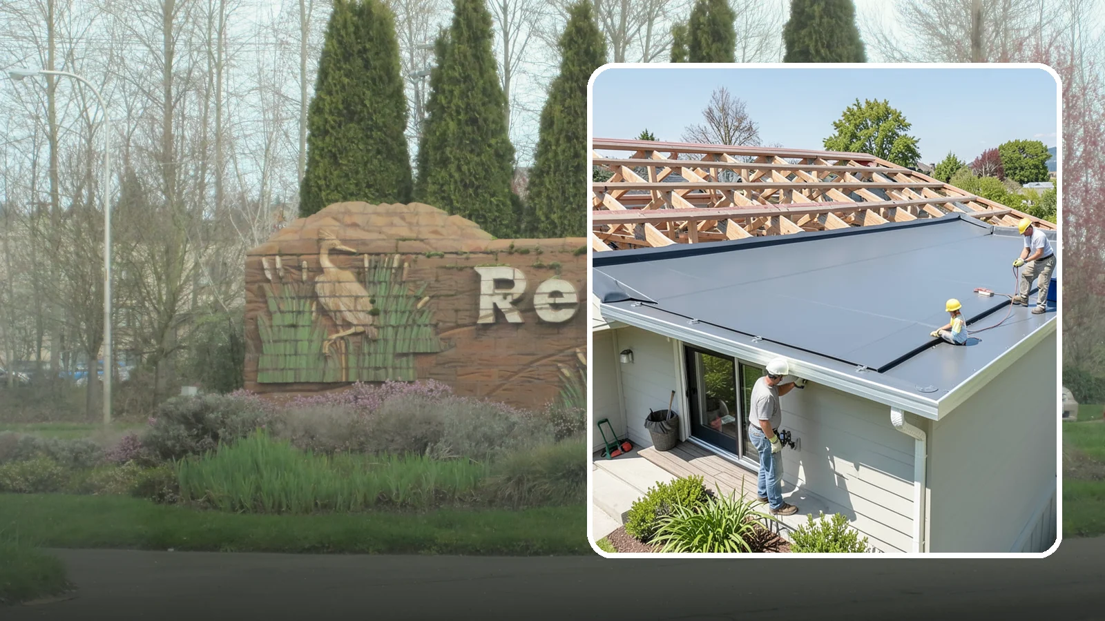 Membrane Roof Installation in Renton, King County, WA - A seamless single-ply membrane roof engineered for watertight performance on flat and low-slope surfaces.