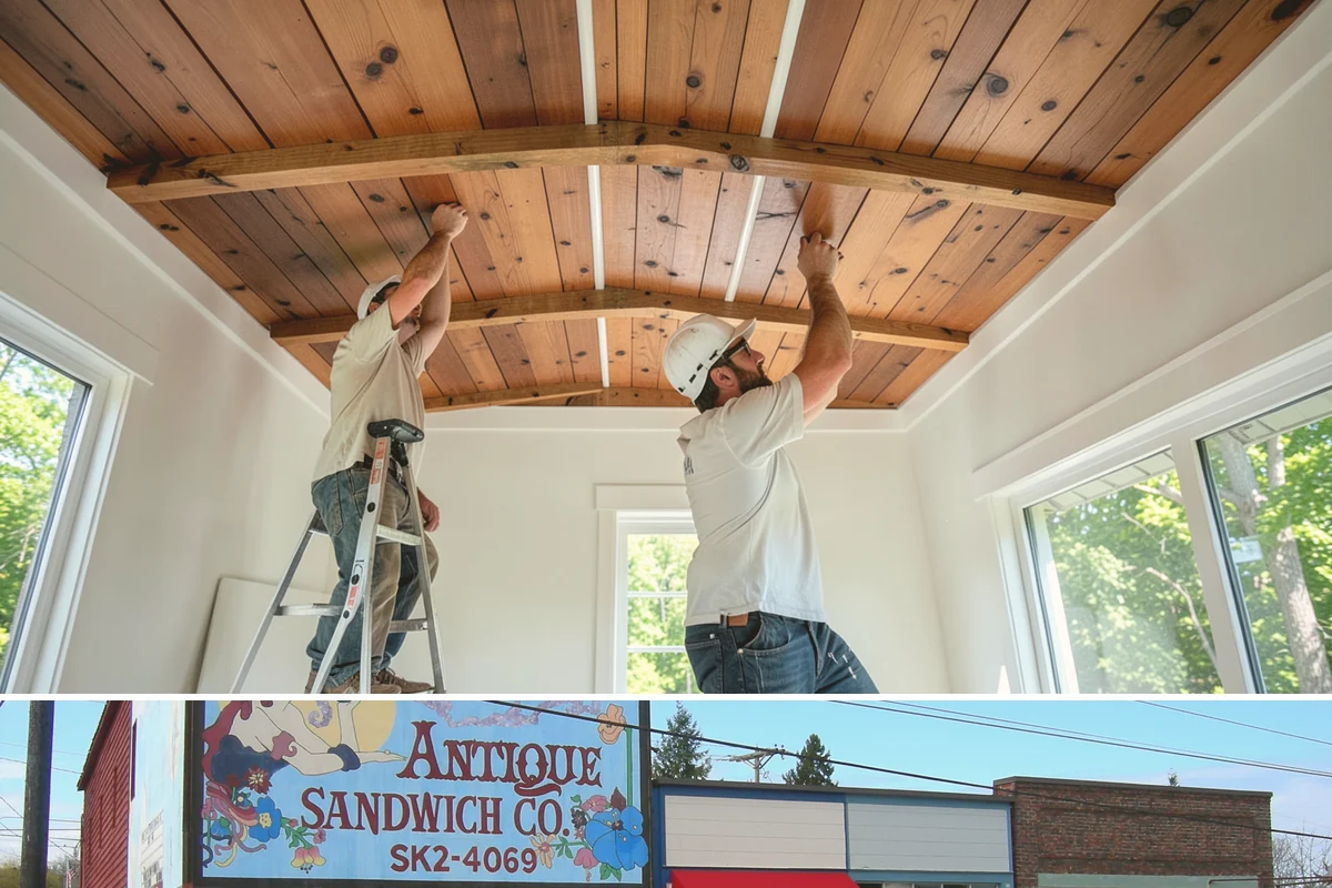 Membrane Roof Installation in Ruston, Pierce County, WA - Mild, dry summer weather is best for membrane adhesion and clean welded seams.