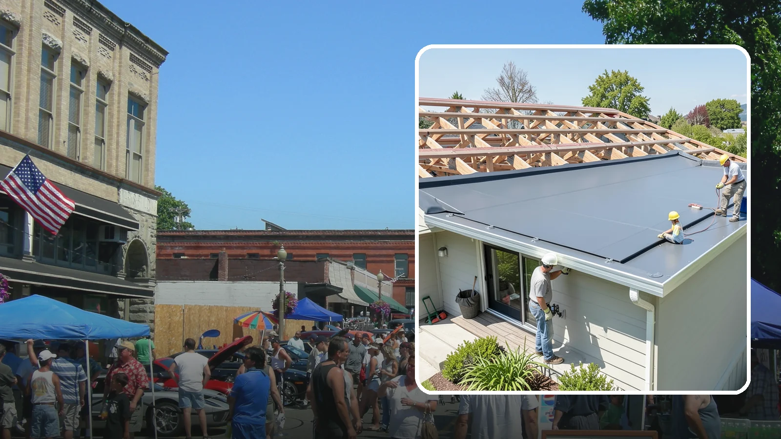 Membrane Roof Installation in Snohomish, Snohomish County, WA - A seamless single-ply membrane roof engineered for watertight performance on flat and low-slope surfaces.