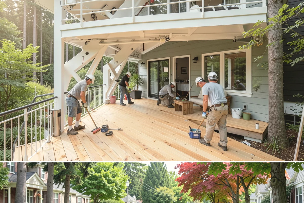 Metal Roof Installation in Beaux Arts Village, King County, WA - Dry summer weather makes panel handling and sealing safer and more precise.