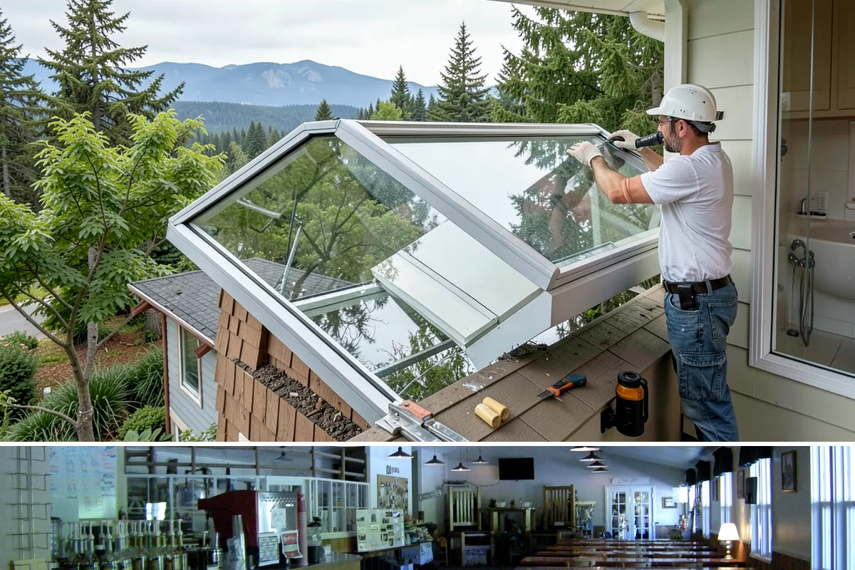 Metal Roof Installation in Black Diamond, King County, WA - Dry summer weather makes panel handling and sealing safer and more precise.