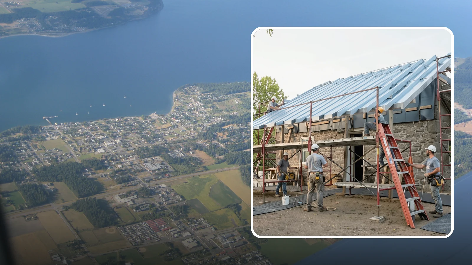 Metal Roof Installation in Coupeville, Island County, WA - A long-lasting metal roof that sheds Northwest rain and resists moss for decades of low-maintenance protection.