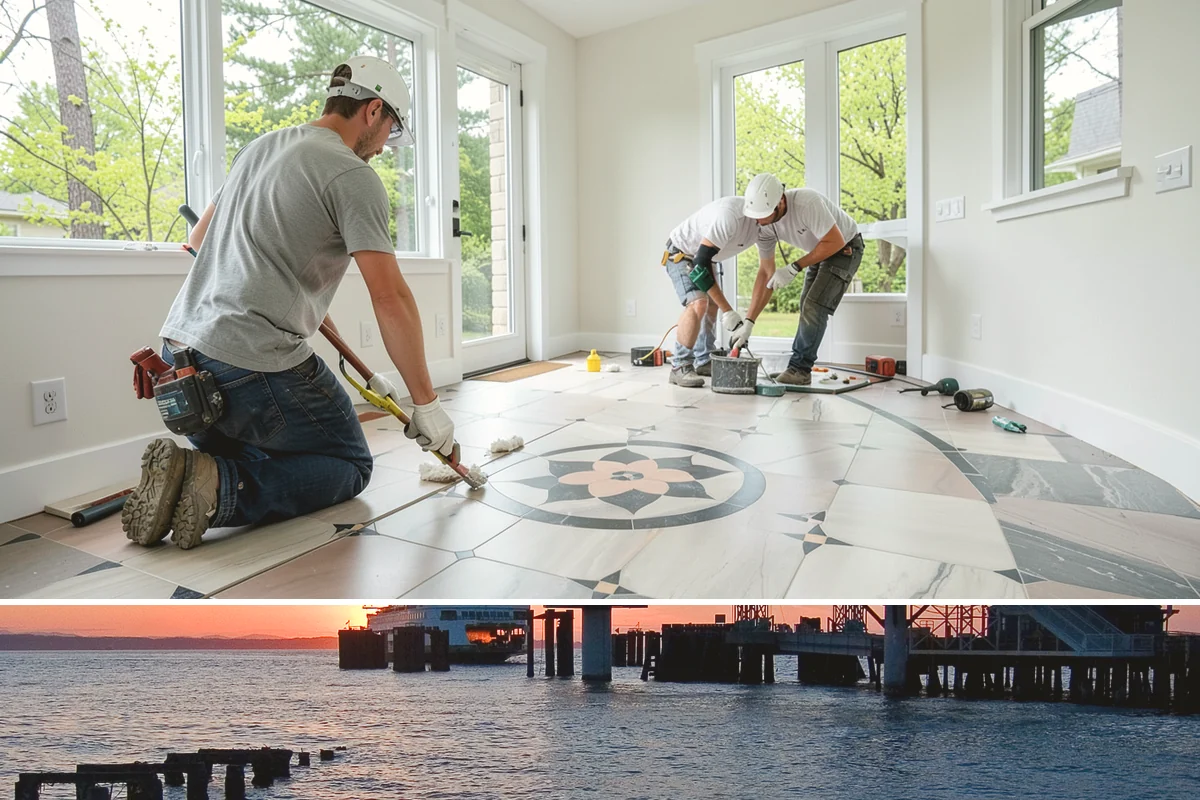 Metal Roof Installation in Edmonds, Snohomish County, WA - Dry summer weather makes panel handling and sealing safer and more precise.