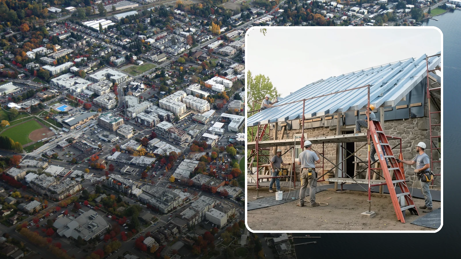 Metal Roof Installation in Kirkland, King County, WA - A long-lasting metal roof that sheds Northwest rain and resists moss for decades of low-maintenance protection.