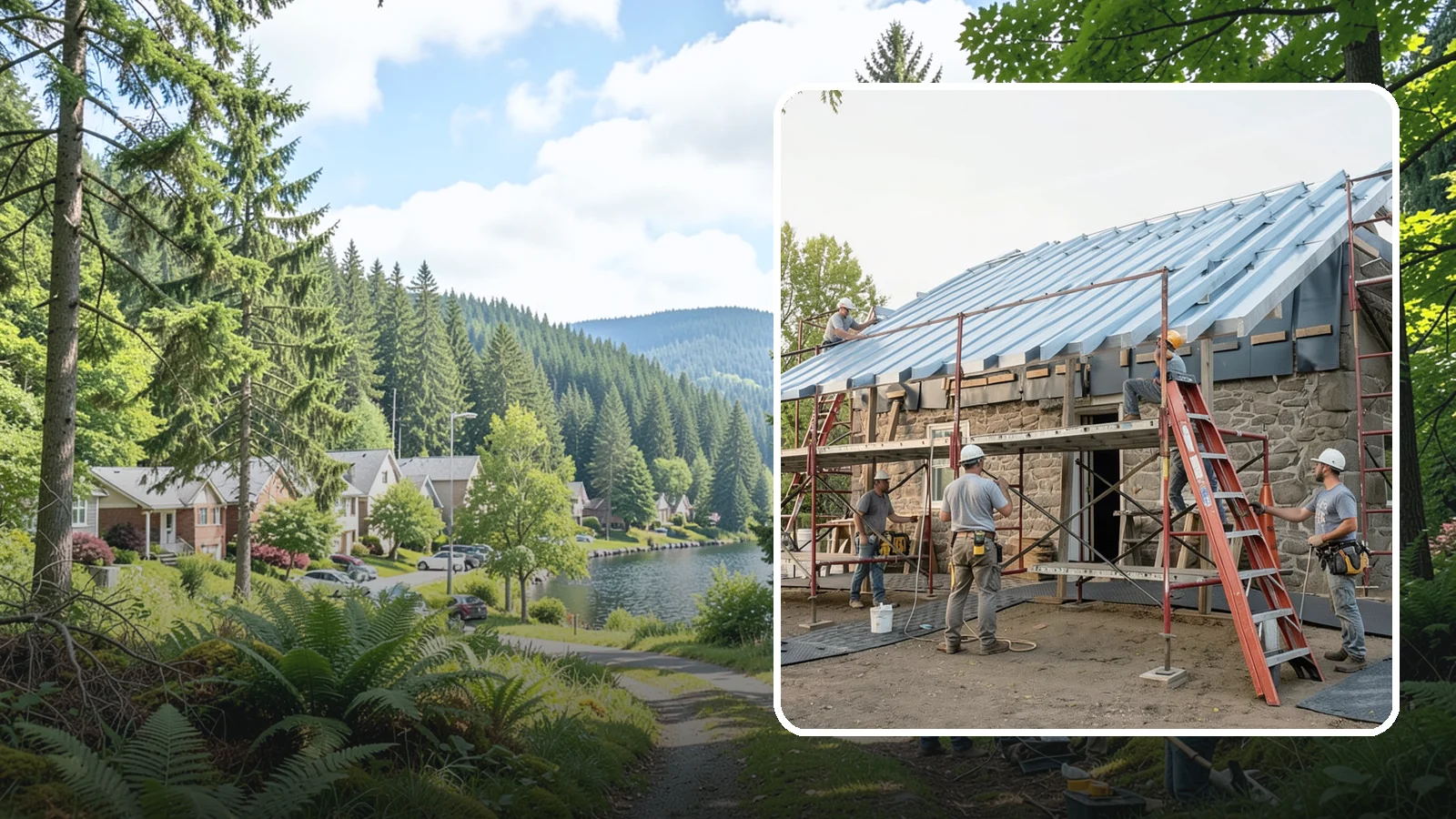Metal Roof Installation in Lake Forest Park, King County, WA - A long-lasting metal roof that sheds Northwest rain and resists moss for decades of low-maintenance protection.