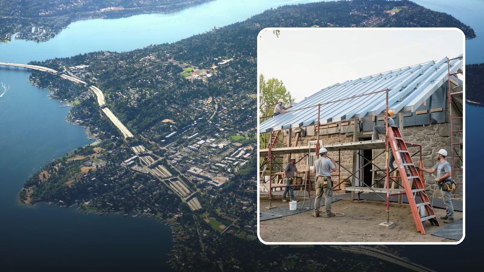 Metal Roof Installation in Mercer Island, King County, WA - A long-lasting metal roof that sheds Northwest rain and resists moss for decades of low-maintenance protection.