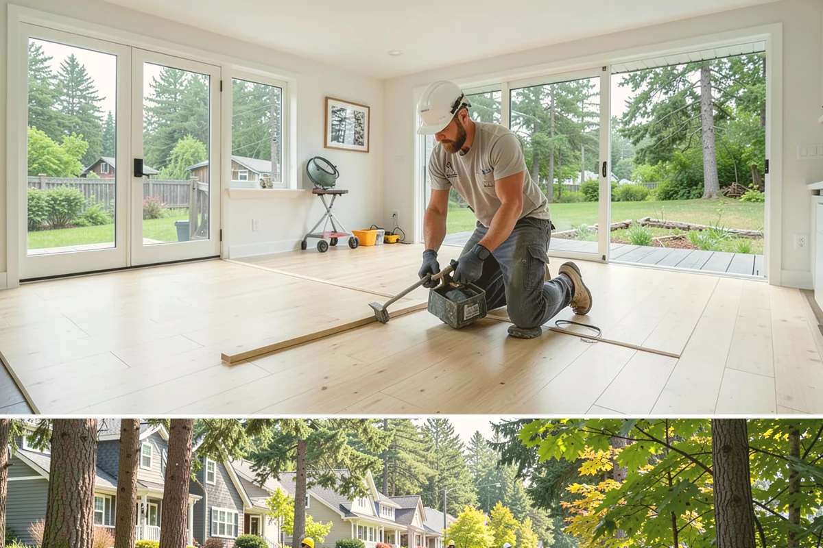 Metal Roof Installation in Normandy Park, King County, WA - Dry summer weather makes panel handling and sealing safer and more precise.