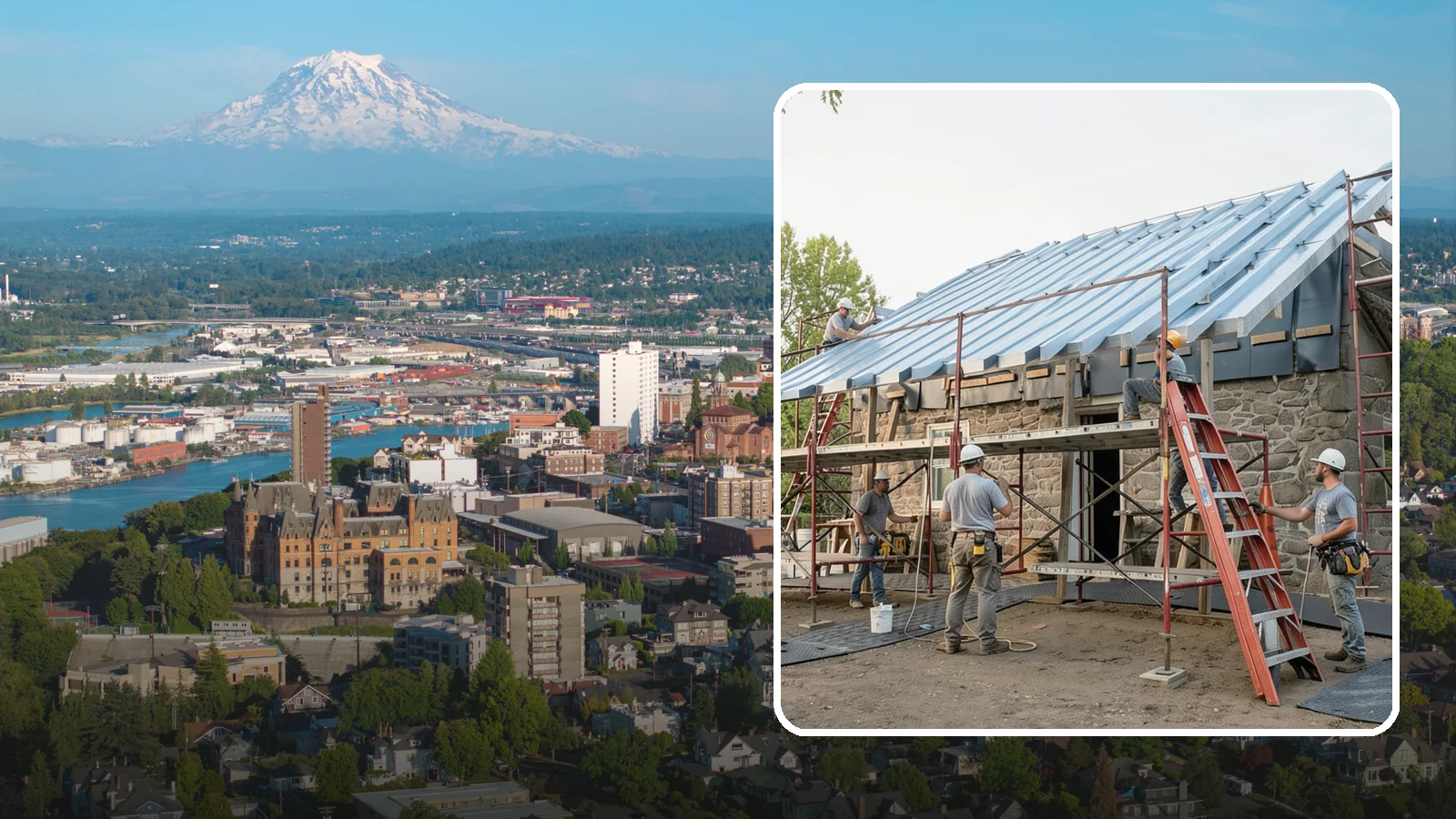 Metal Roof Installation in Tacoma, Pierce County, WA - A long-lasting metal roof that sheds Northwest rain and resists moss for decades of low-maintenance protection.
