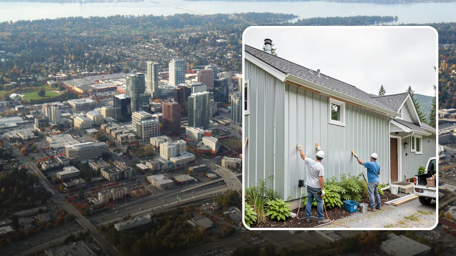 Metal Siding Installation in Bellevue, King County, WA - We install durable metal siding that resists rot, fire, and the moisture challenges of the Puget Sound.