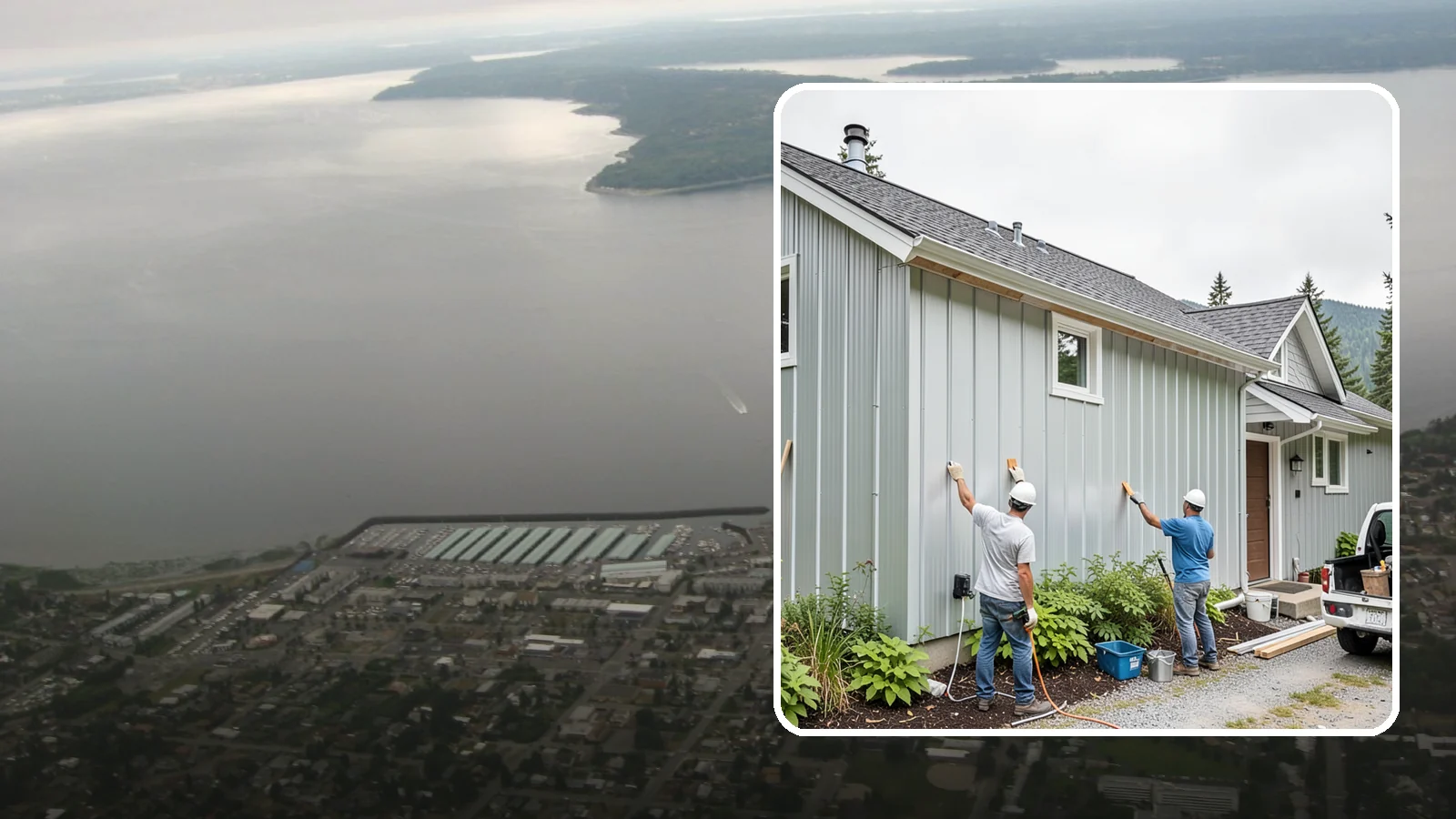 Metal Siding Installation in Des Moines, King County, WA - We install durable metal siding that resists rot, fire, and the moisture challenges of the Puget Sound.