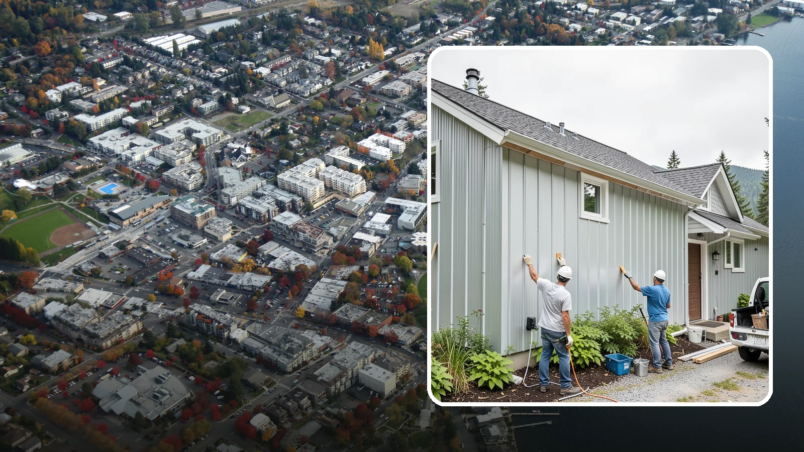 Metal Siding Installation in Kirkland, King County, WA - We install durable metal siding that resists rot, fire, and the moisture challenges of the Puget Sound.