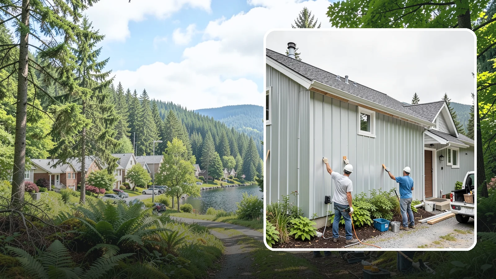 Metal Siding Installation in Lake Forest Park, King County, WA - We install durable metal siding that resists rot, fire, and the moisture challenges of the Puget Sound.