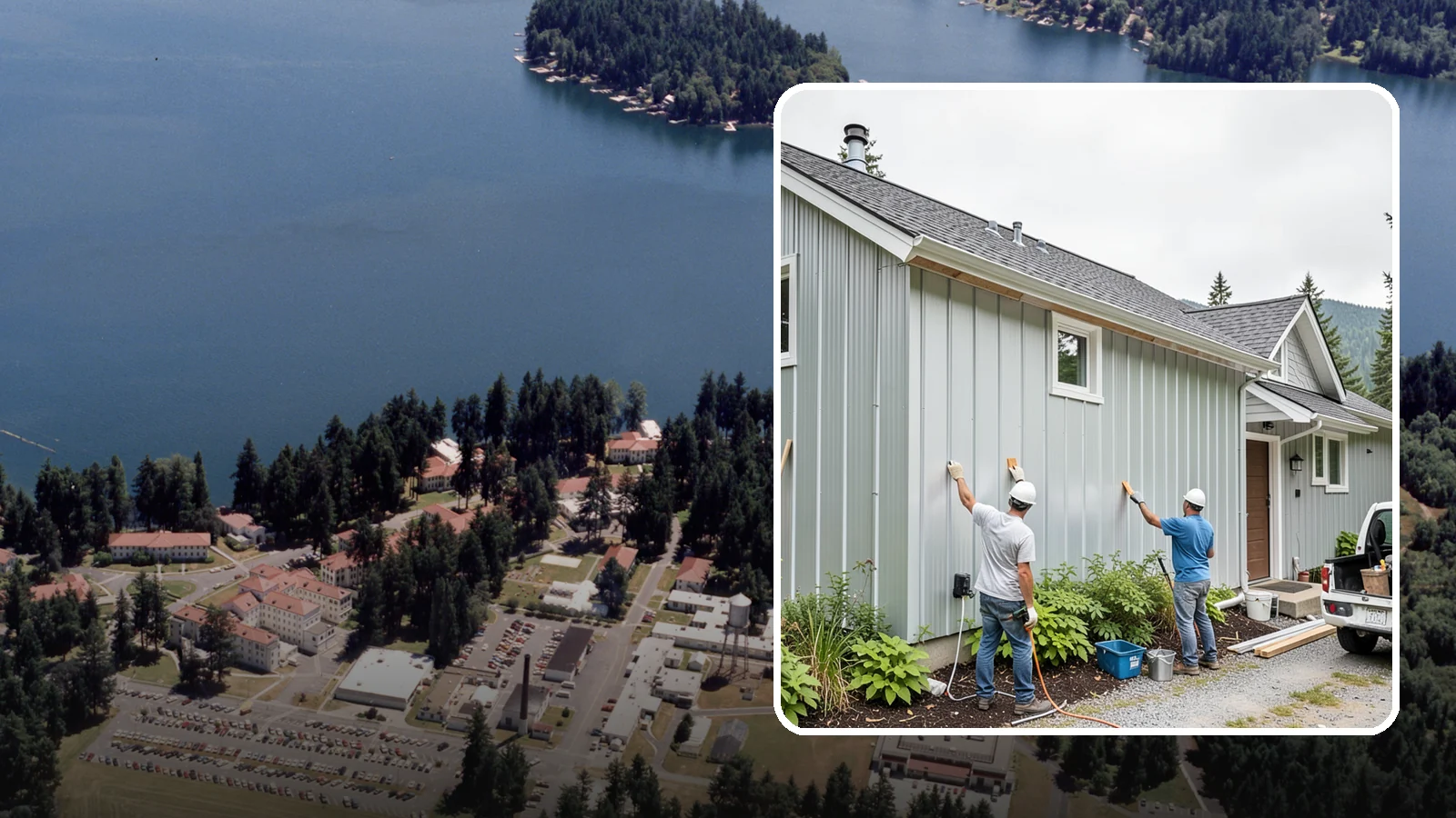 Metal Siding Installation in Lakewood, Pierce County, WA - We install durable metal siding that resists rot, fire, and the moisture challenges of the Puget Sound.
