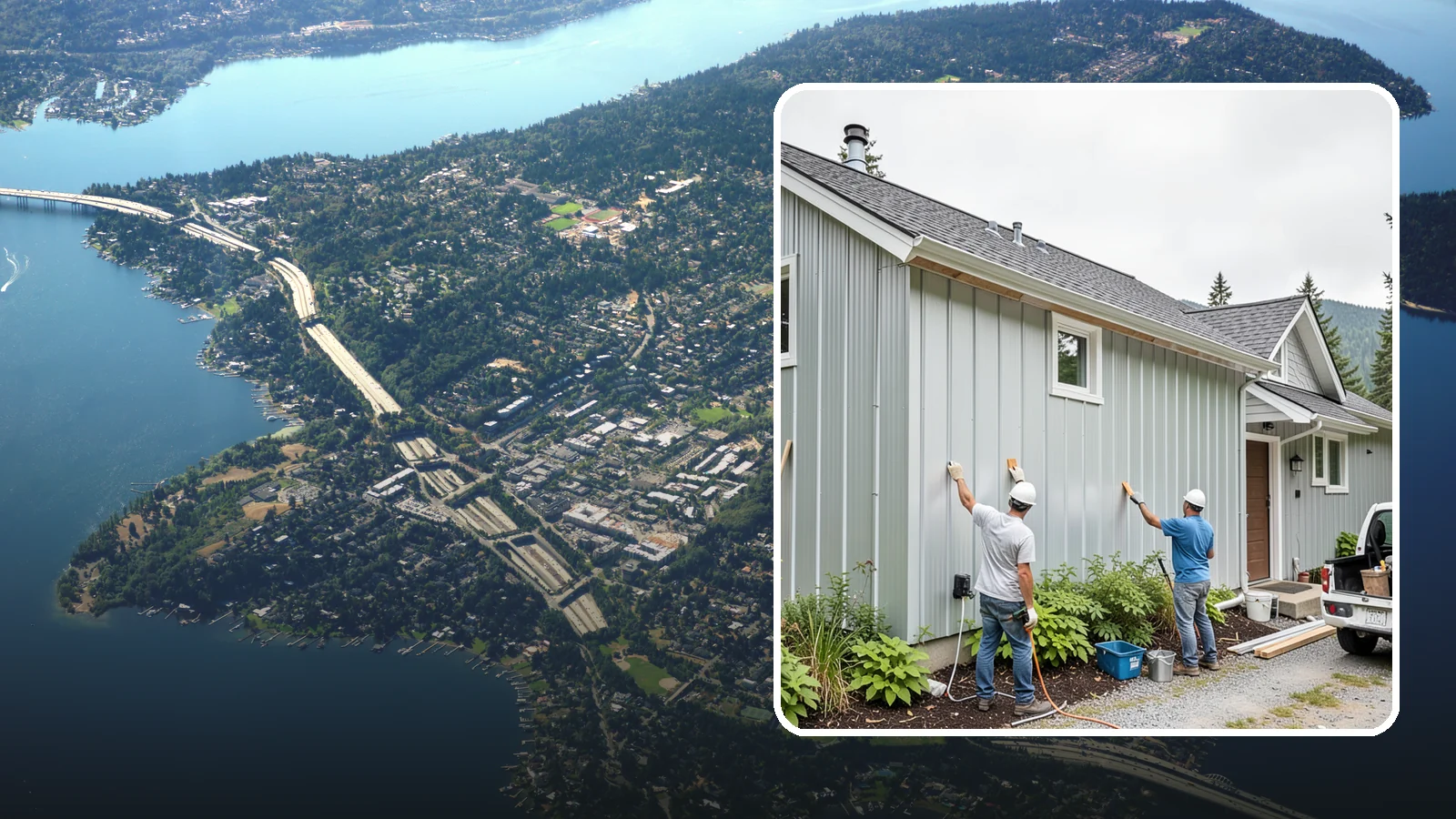 Metal Siding Installation in Mercer Island, King County, WA - We install durable metal siding that resists rot, fire, and the moisture challenges of the Puget Sound.