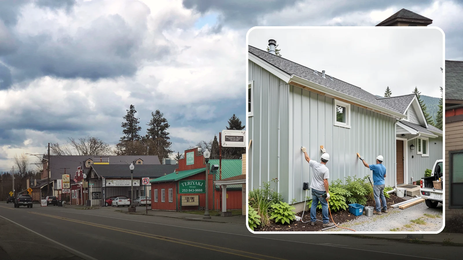 Metal Siding Installation in Roy, Pierce County, WA - We install durable metal siding that resists rot, fire, and the moisture challenges of the Puget Sound.
