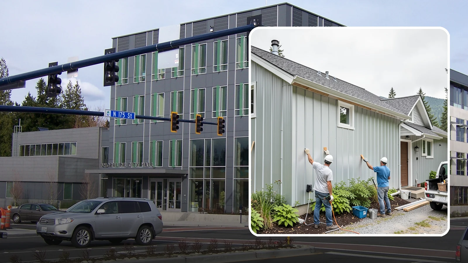 Metal Siding Installation in Shoreline, King County, WA - We install durable metal siding that resists rot, fire, and the moisture challenges of the Puget Sound.