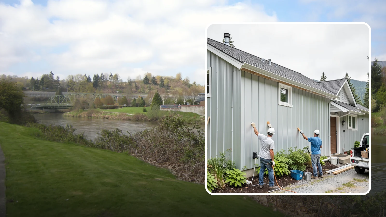Metal Siding Installation in Tukwila, King County, WA - We install durable metal siding that resists rot, fire, and the moisture challenges of the Puget Sound.