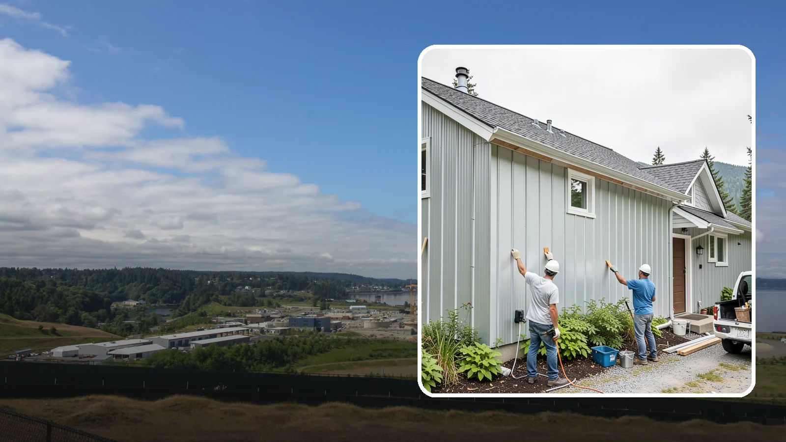 Metal Siding Installation in University Place, Pierce County, WA - We install durable metal siding that resists rot, fire, and the moisture challenges of the Puget Sound.