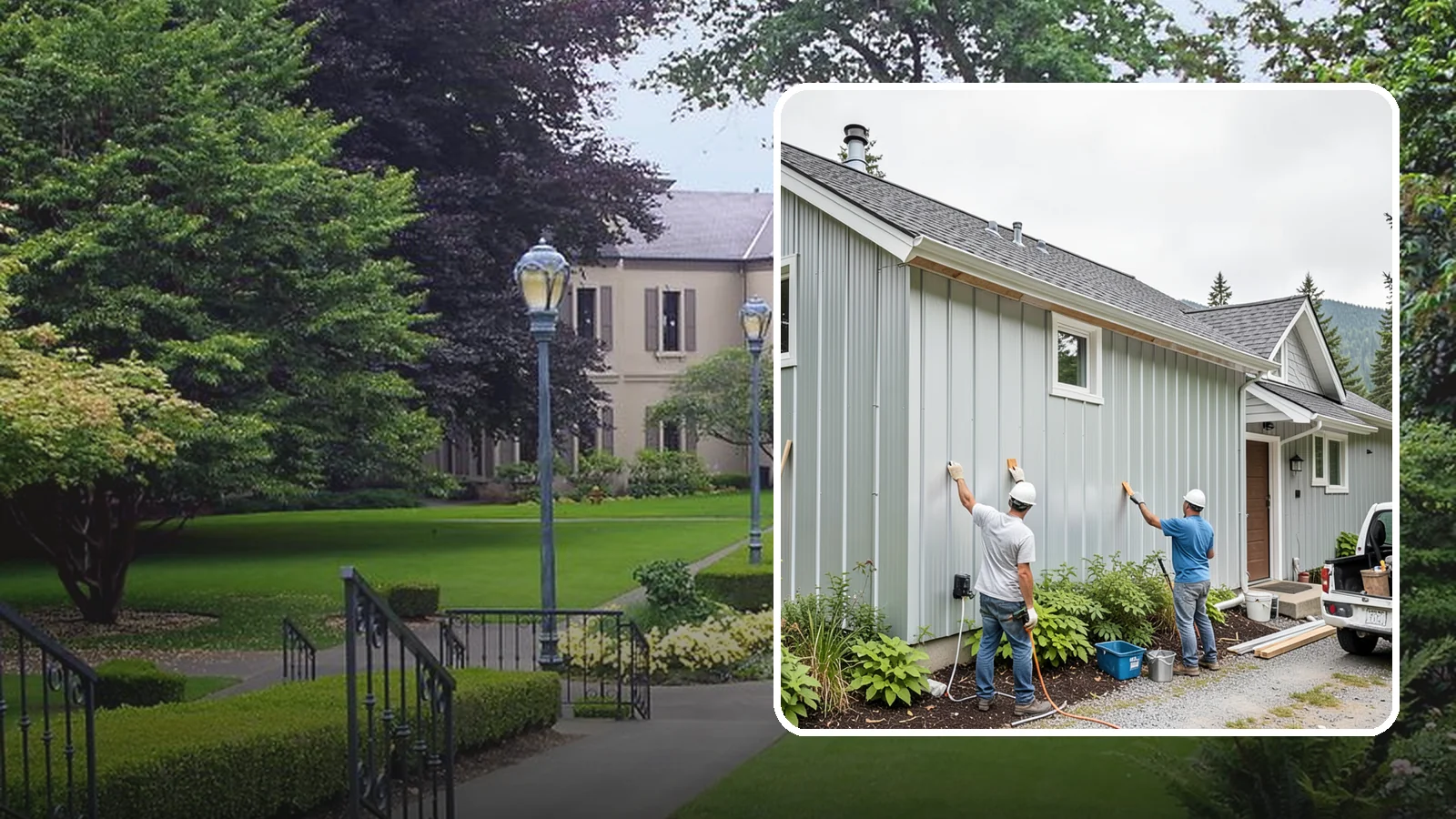 Metal Siding Installation in Woodinville, King County, WA - We install durable metal siding that resists rot, fire, and the moisture challenges of the Puget Sound.