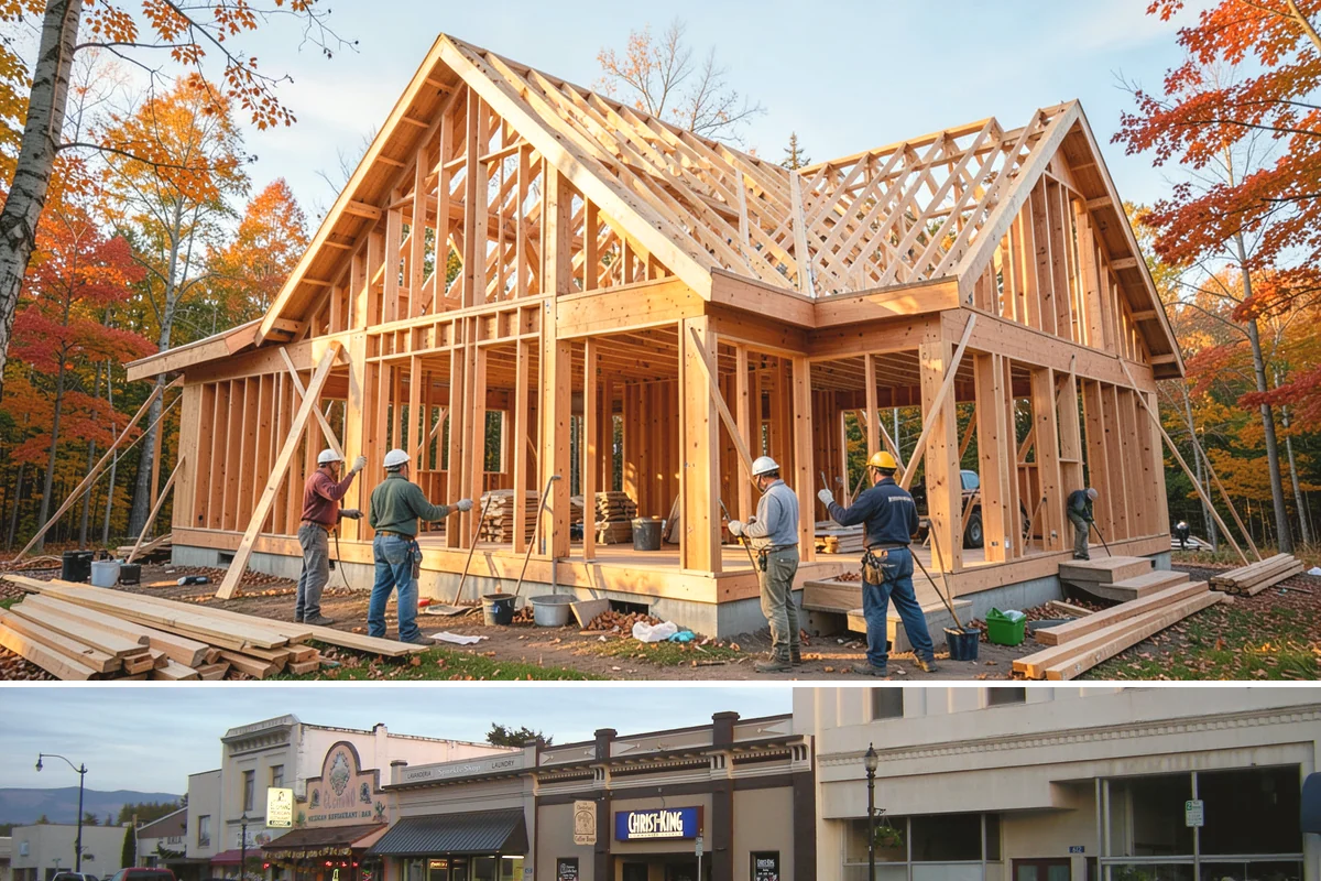 Millwork Installation in Burlington, Skagit County, WA - Millwork is built and installed indoors on schedule any time of year, a productive use of the wet Western Washington months.