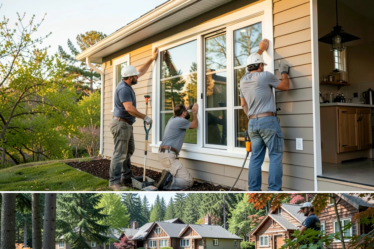 Millwork Installation in Edgewood, Pierce County, WA - Millwork is built and installed indoors on schedule any time of year, a productive use of the wet Western Washington months.