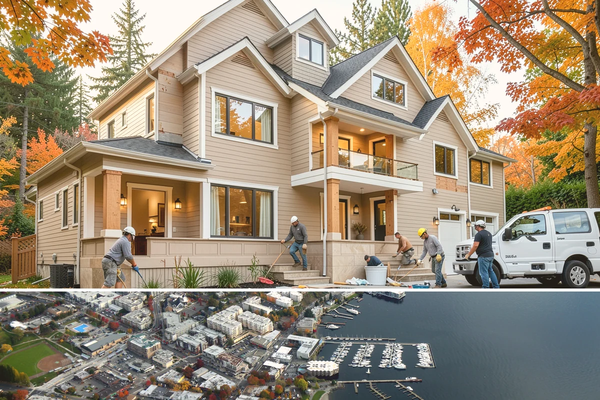 Millwork Installation in Kirkland, King County, WA - Millwork is built and installed indoors on schedule any time of year, a productive use of the wet Western Washington months.