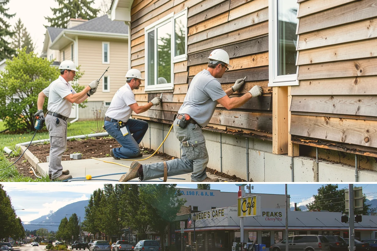 Millwork Installation in North Bend, King County, WA - Millwork is built and installed indoors on schedule any time of year, a productive use of the wet Western Washington months.