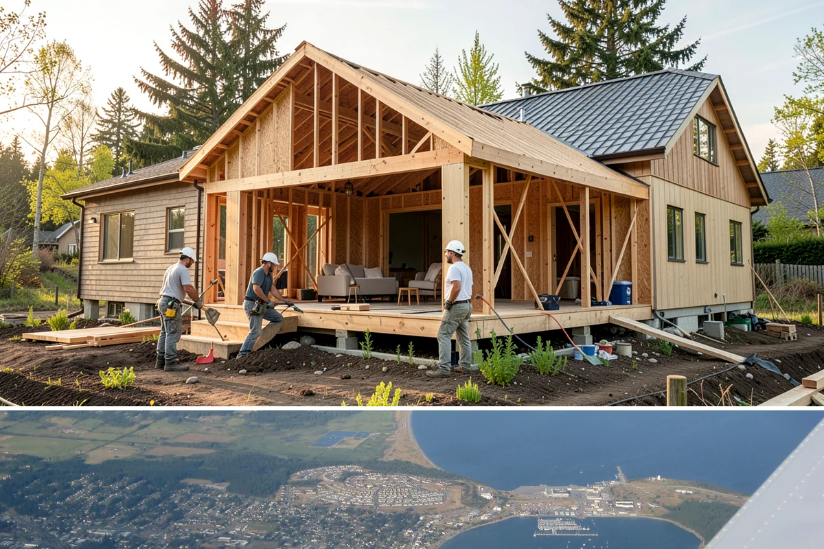 Millwork Installation in Oak Harbor, Island County, WA - Millwork is built and installed indoors on schedule any time of year, a productive use of the wet Western Washington months.