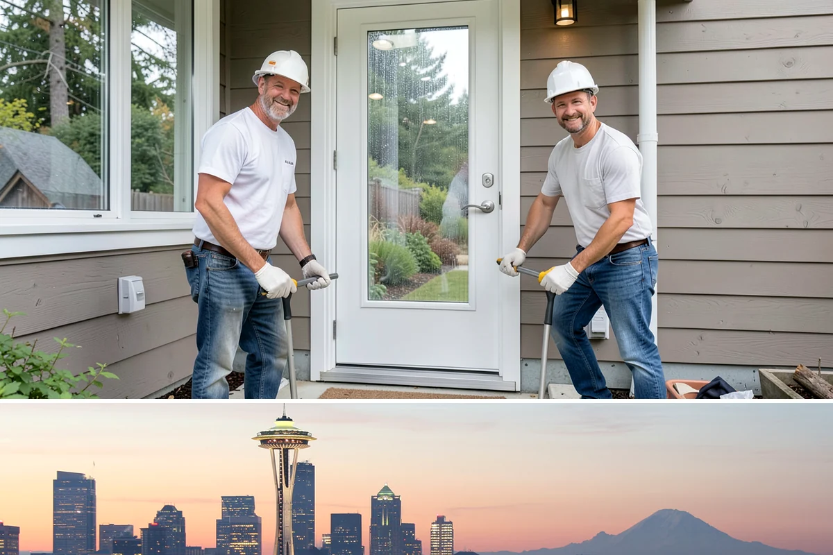Millwork Installation in Seattle, King County, WA - Millwork is built and installed indoors on schedule any time of year, a productive use of the wet Western Washington months.