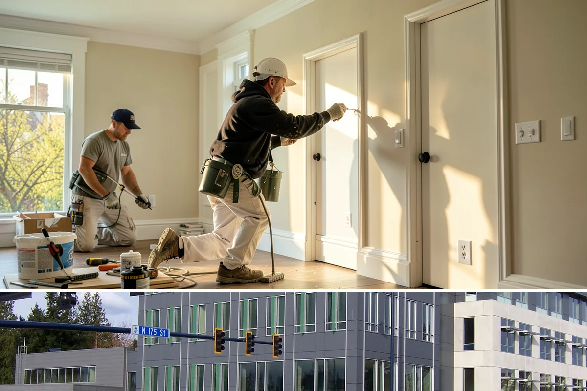 Millwork Installation in Shoreline, King County, WA - Millwork is built and installed indoors on schedule any time of year, a productive use of the wet Western Washington months.