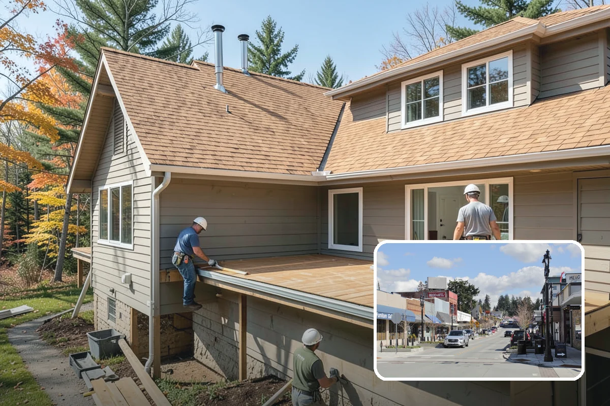 Mixed-Use Construction in Bothell, King County, WA - Efficient use of urban infill parcels