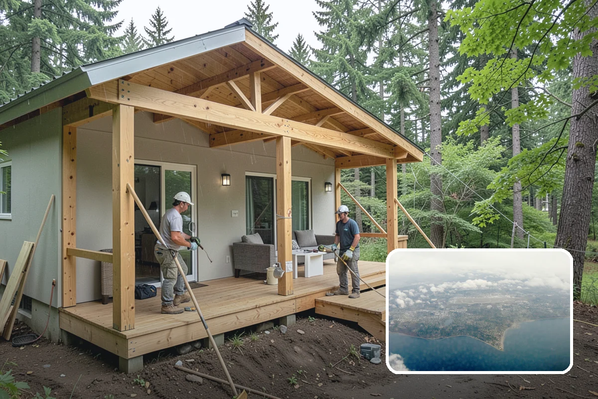 Mixed-Use Construction in Burien, King County, WA - Efficient use of urban infill parcels