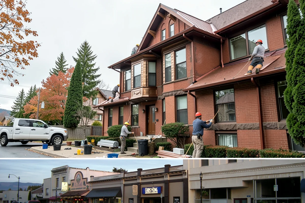 Mixed-Use Construction in Burlington, Skagit County, WA - We stage foundation and framing through summer so the structure is dried-in before the wet season sets in.