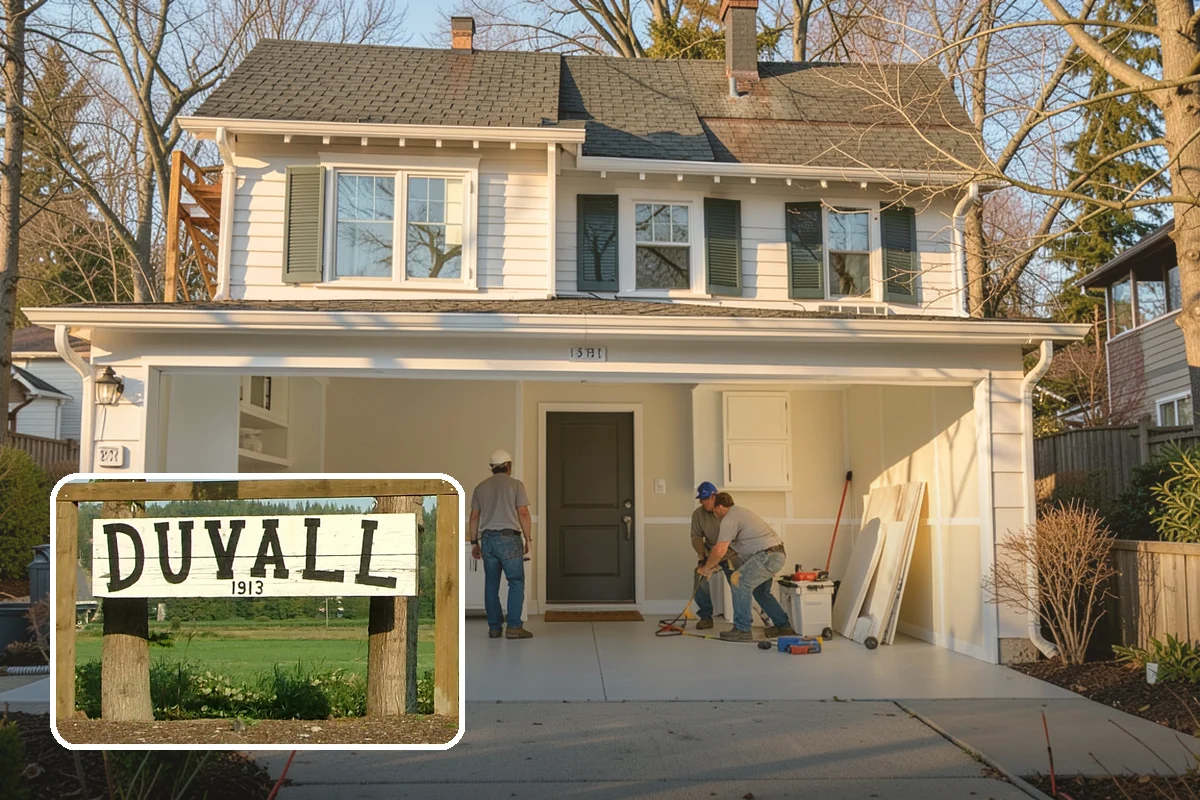 Mixed-Use Construction in Duvall, King County, WA - Efficient use of urban infill parcels
