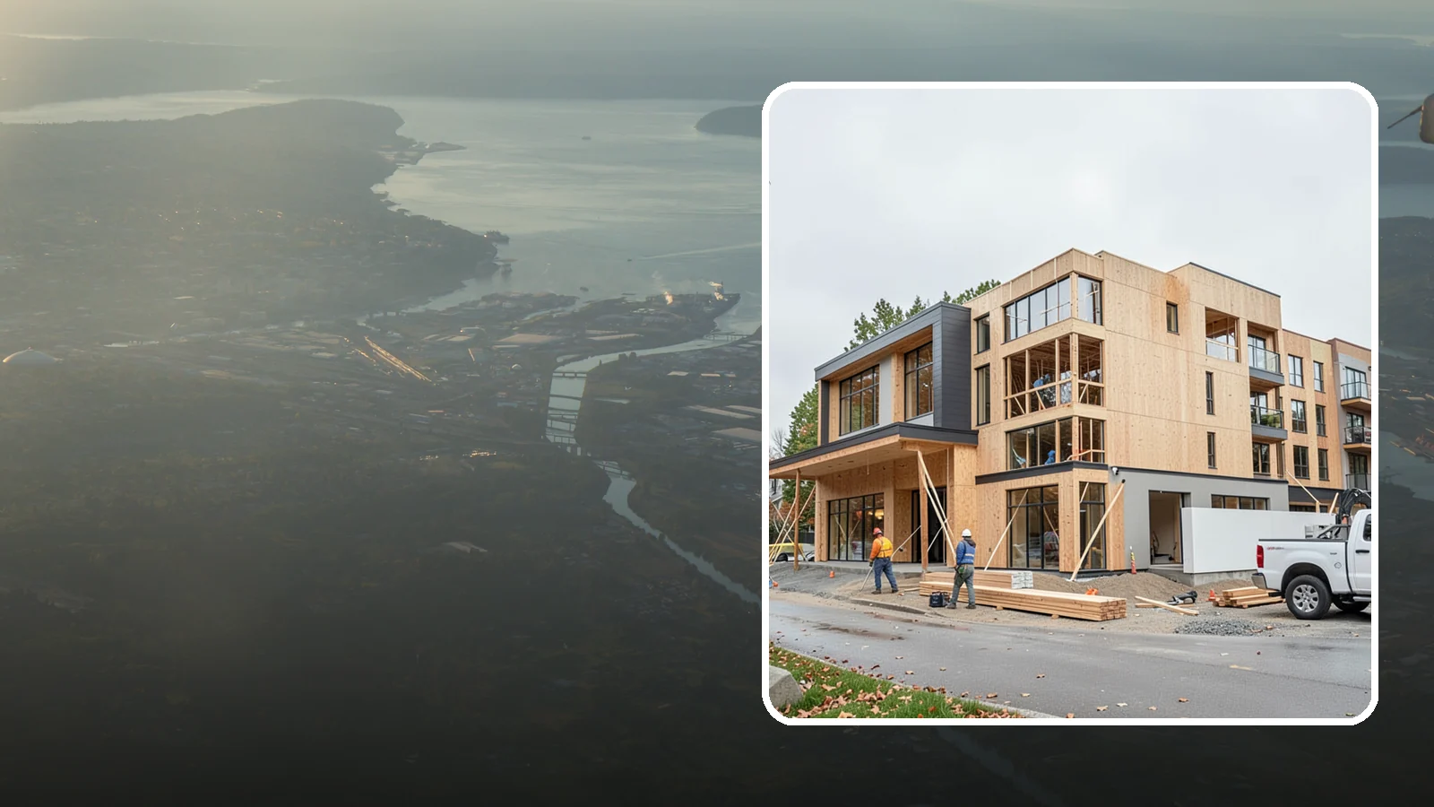 Mixed-Use Construction in Fife, Pierce County, WA - Ground-up buildings that combine ground-floor commercial with residential units above.