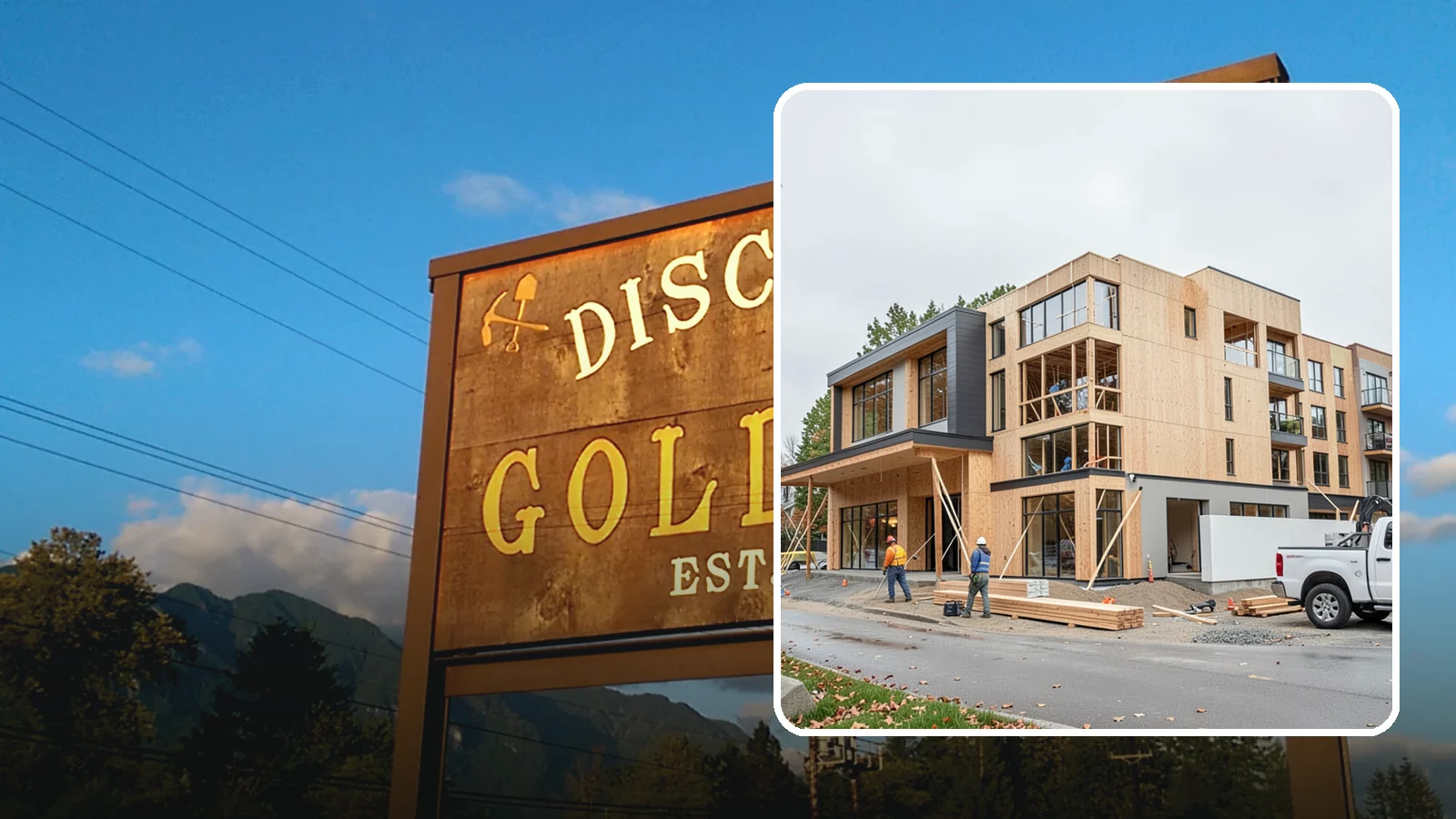 Mixed-Use Construction in Gold Bar, Snohomish County, WA - Ground-up buildings that combine ground-floor commercial with residential units above.