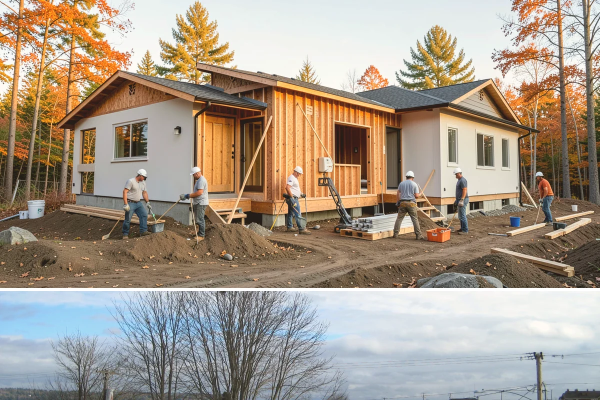 Mixed-Use Construction in Langley, Island County, WA - We stage foundation and framing through summer so the structure is dried-in before the wet season sets in.